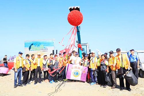 图说怪手环台净滩活动,智绘山河智能环保节能