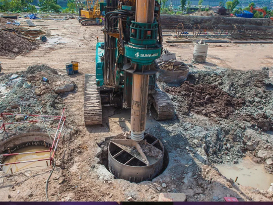 3.5米直径高效入岩,他携山河智能旋挖名动山城